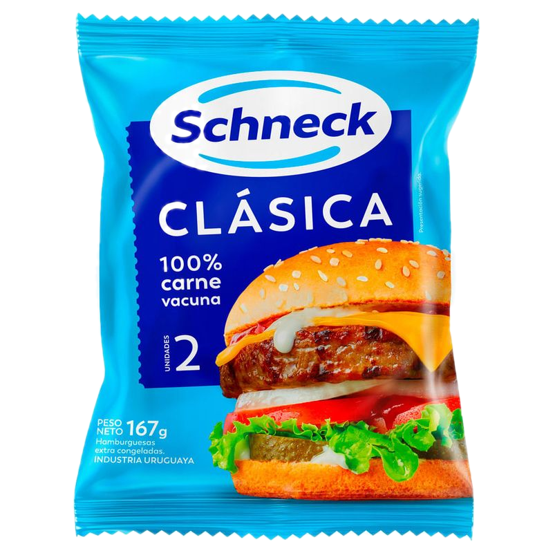 Hamburguesas Schneck 2 Unidades