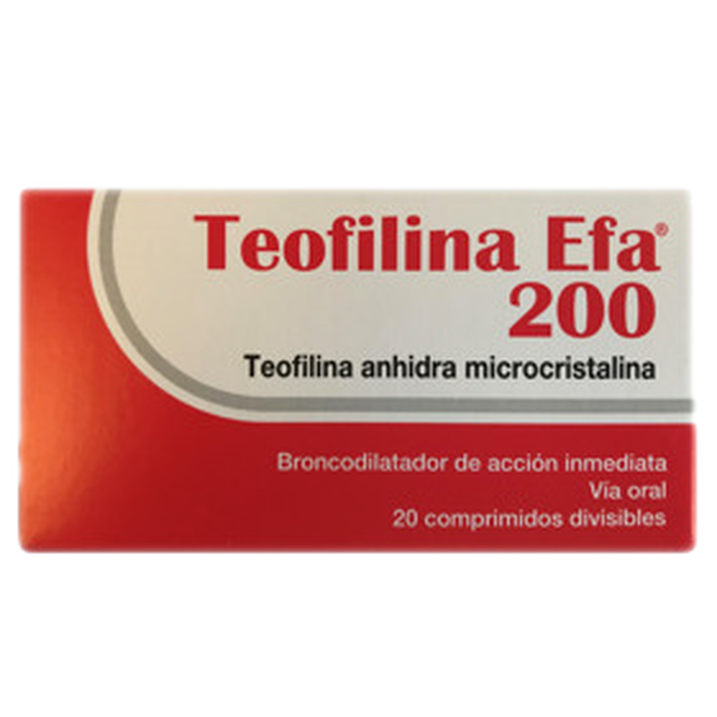 Teofilina Efa 200 200 Mg [20 Comp.]