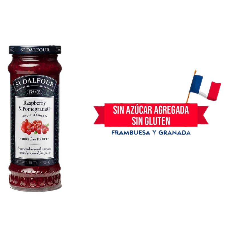 Mermelada St. Dalfour Frambuesa-granada 284 G