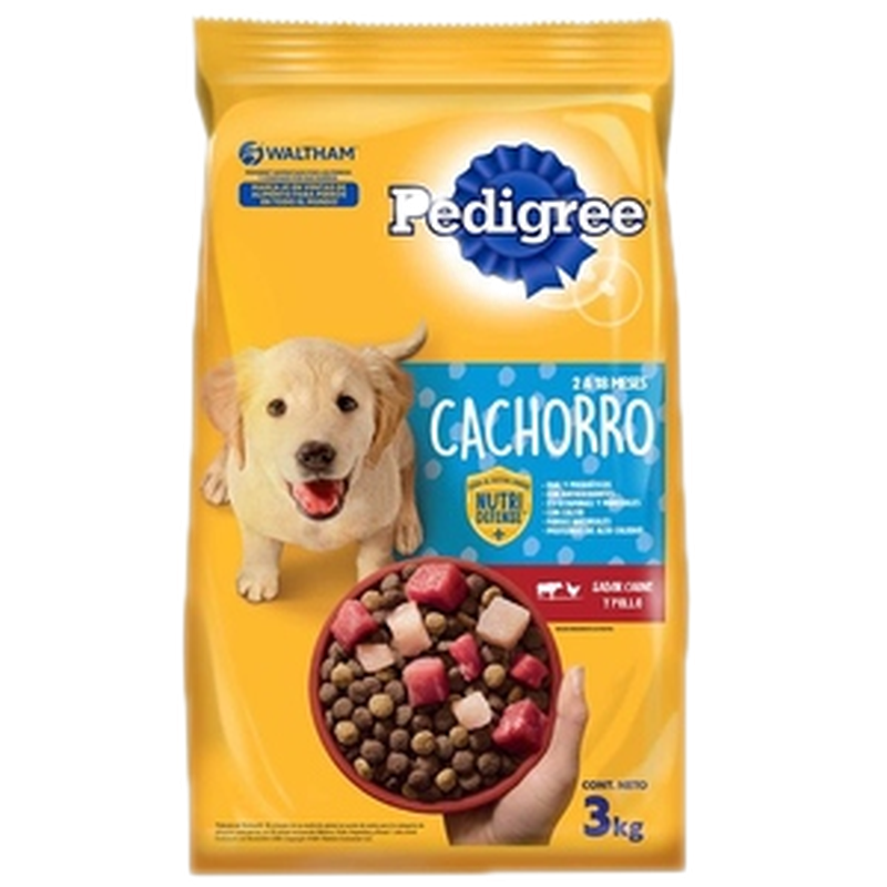Alimento Para Perros Pedigree Cachorro Sano Crecimiento 3 Kg