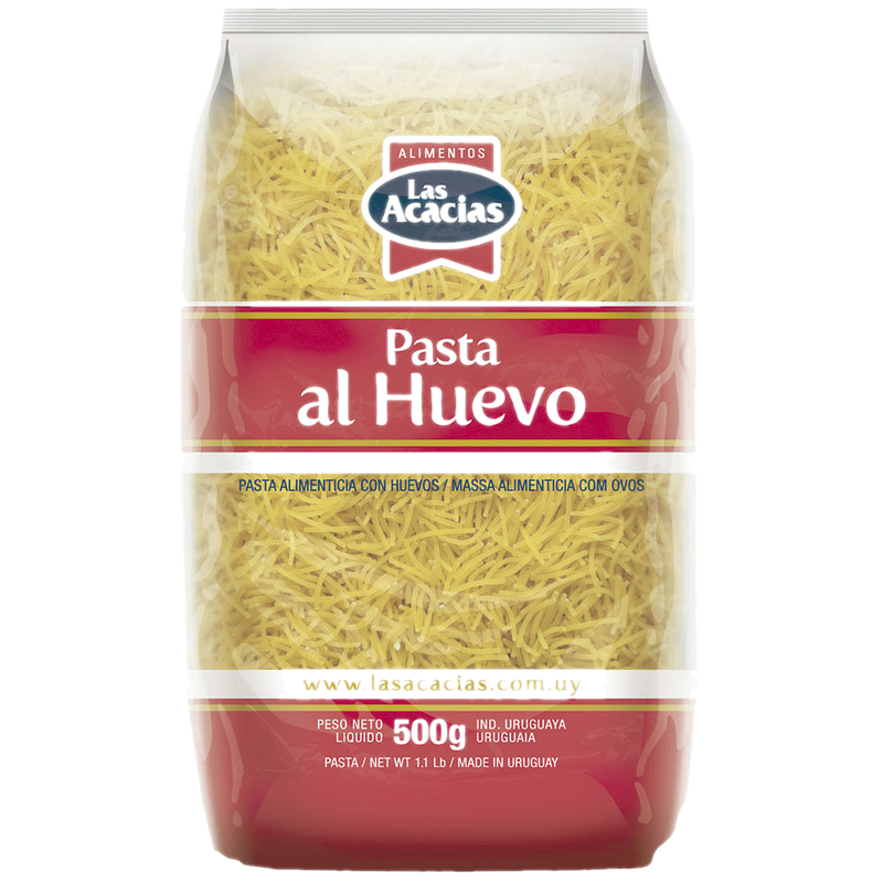 Fideos Al Huevo Las Acacias Cabello De Ángel 500 G
