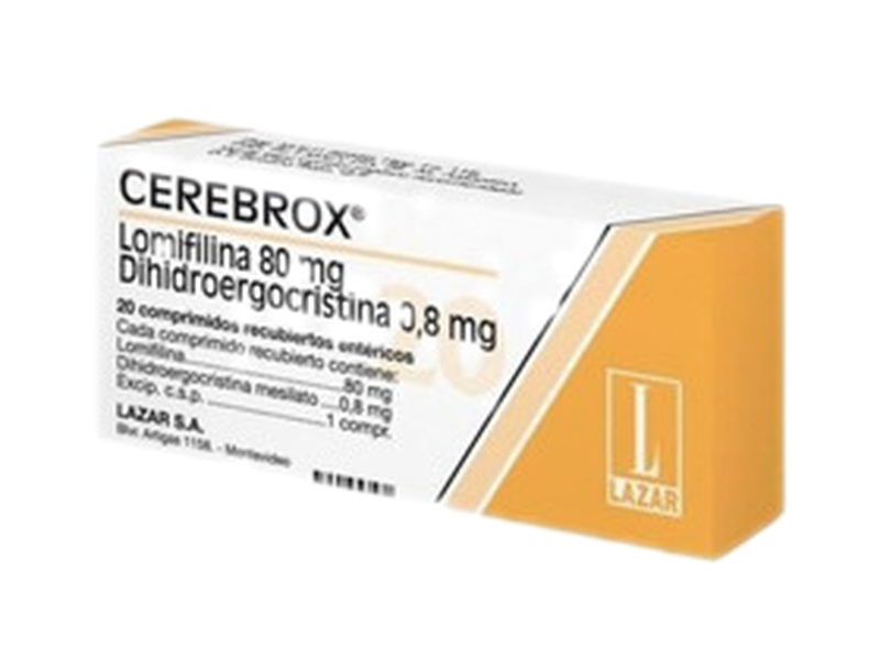 Cerebrox 80+0.8mg [20 Comp.]