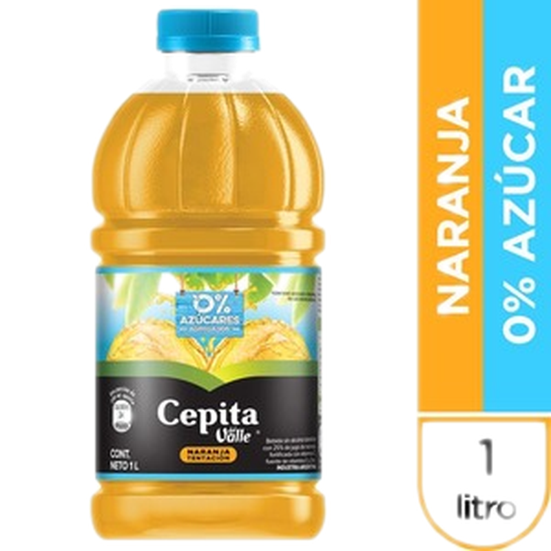 Jugo Cepita Hf 0% Naranja Tentacion 1 L
