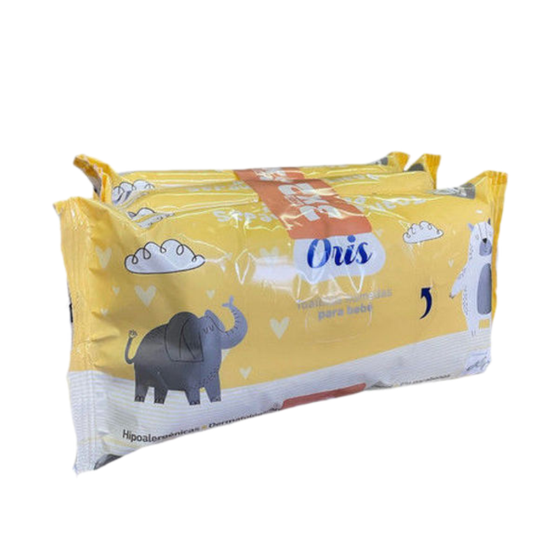 Oris Toallitas Bebe Amarillas 60 Unidades 3 X 2 3102