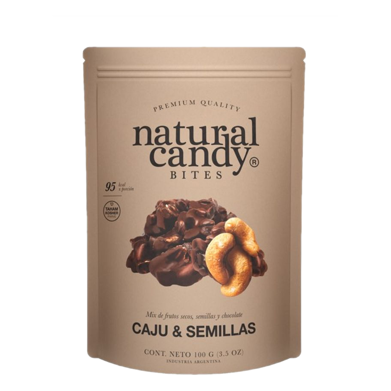 Galleta Natural Candy Bites Caju Y Semillas 100 G