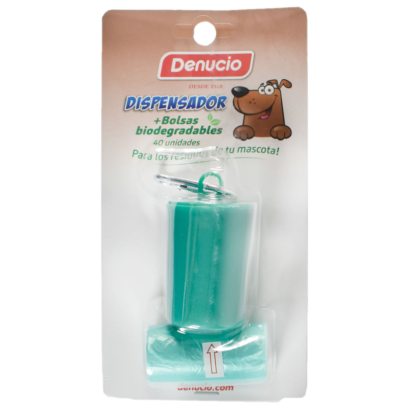 Bolsas + Dispensador Denucio 40 Unidades