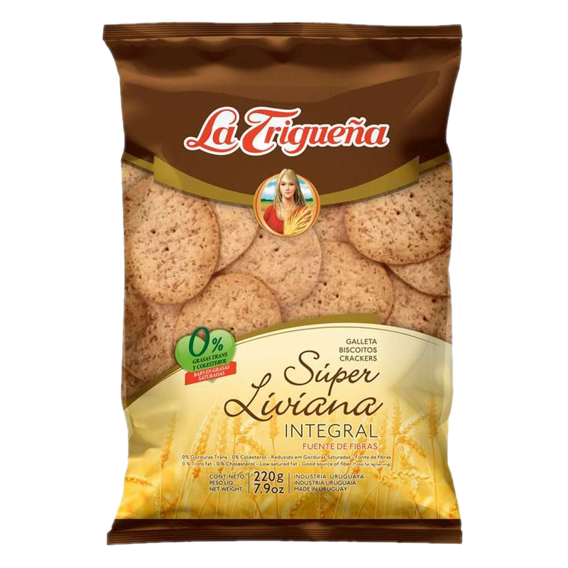 Galleta Súper Liviana La Trigueña Integral Plus 220 G