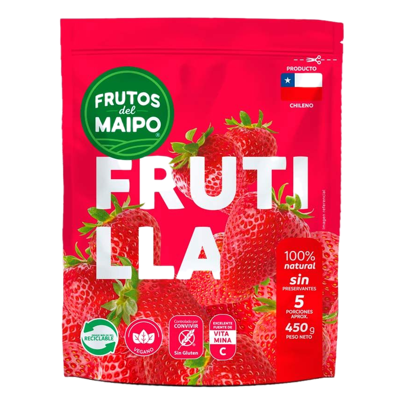 Smoothie De Frutilla Frutos Del Maipo 450 G