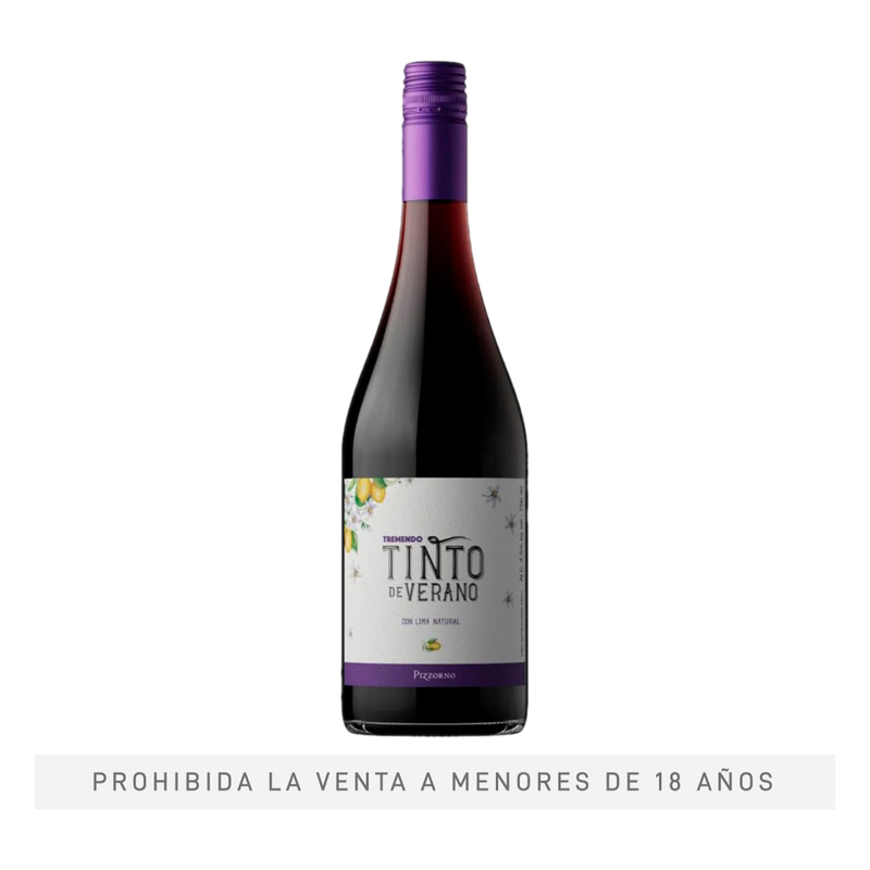 Vino Tremendo Tinto De Verano 750 Ml