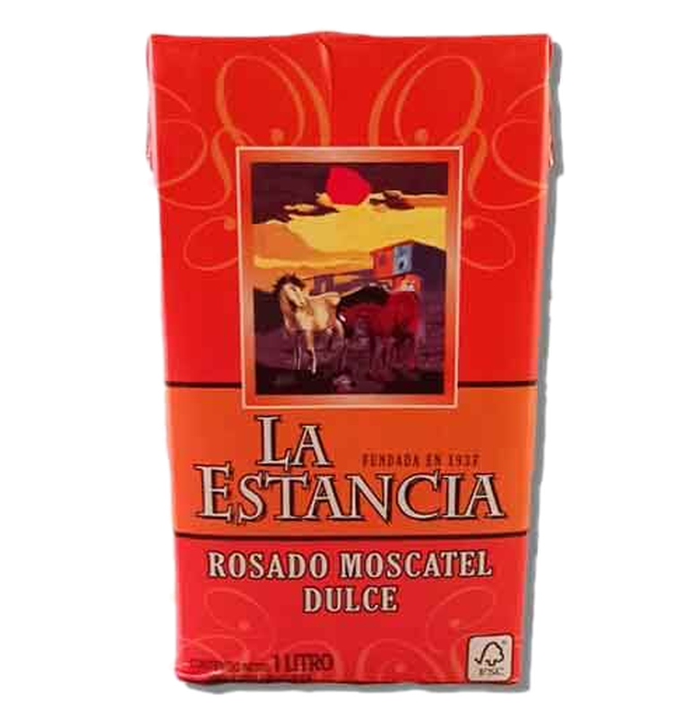 Vino La Estancia Rosado Dulce Tetra 1 L