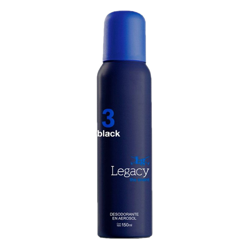 Desodorante Legacy 3 Black 150 Ml