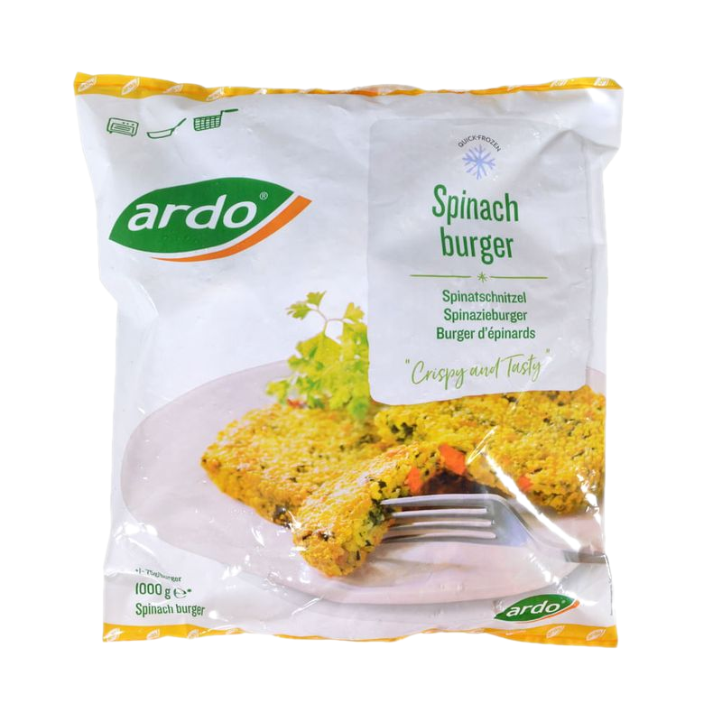 Hamburguesas De Espinaca Congeladas Ardo 1 Kg