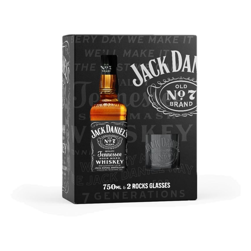 Whisky Jack Daniel's Old Nº7 750 Ml + 2 Vasos