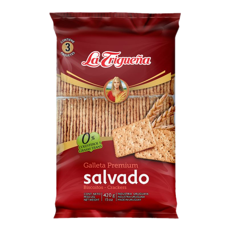 Galletas La Trigueña Premium Salvado 390 G
