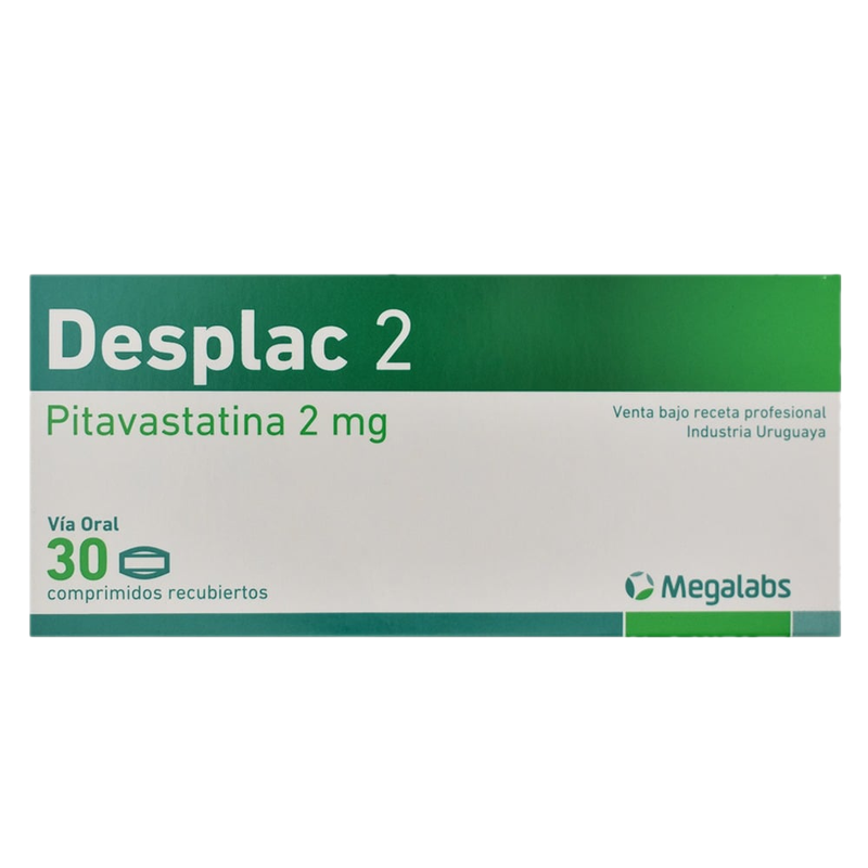Desplac 2 Mg 30 Comprimidos Recubiertos