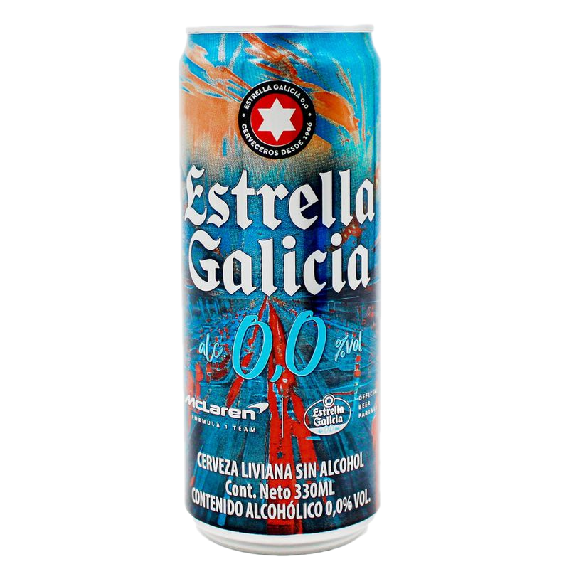 Cerveza Estrella Galicia 0,0% 330 Ml