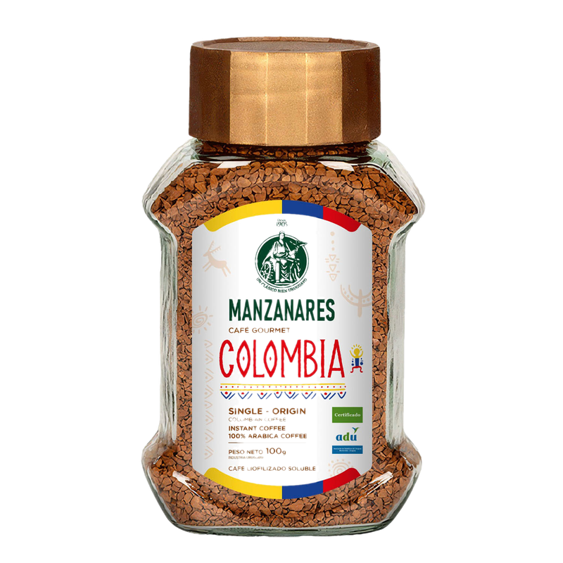 Cafe Soluble Manzanares Liofilizado Colombia 100 G