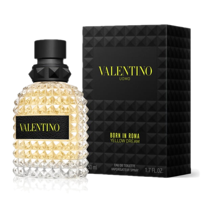 Perfume Valentino Born In Roma Yellow Uomo Men Edt 50 Ml