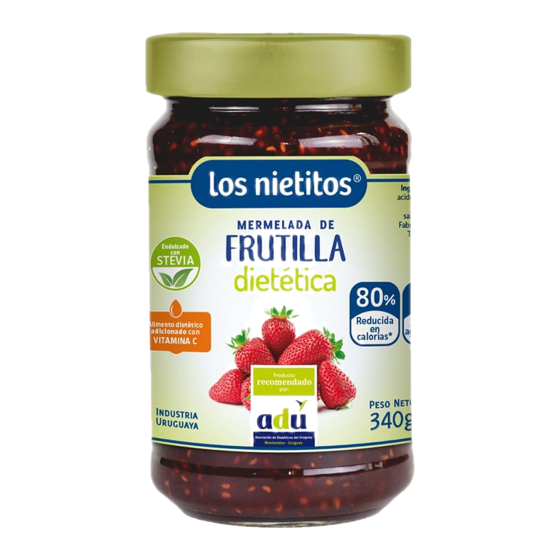 Mermelada Frutilla Los Nietitos 0% Azúcar 340 G