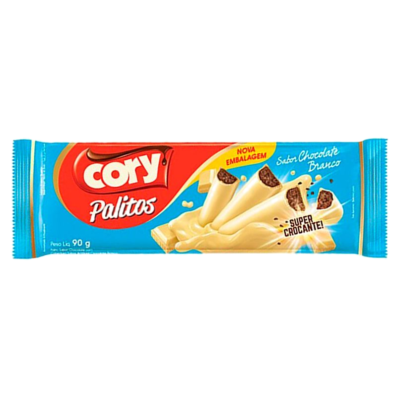 Palitos Cory Chocolate Blanco 90 G