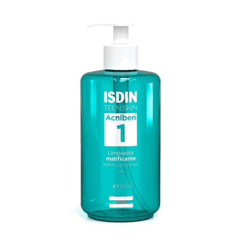 Gel De Limpieza Facial Isdin Acniben Matificante Limpia Poros 400 Ml