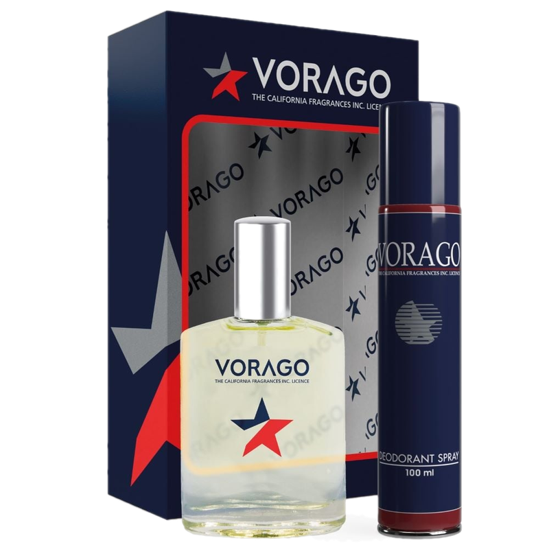 Set Perfume Vorago Clásico Men Edt 50 Ml + Desodorante En Spray 100 Ml