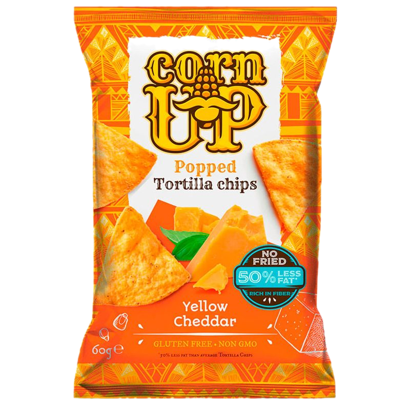 Tortilla Chips Corn Up Queso 60 G