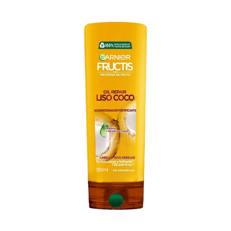 Acondicionador Fructis Oil Repair Liso Coco 350 Ml.