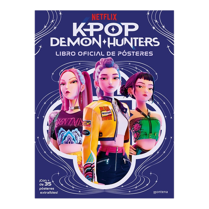 Libro K-pop Demon Hunters Libro Oficial De Pósteres