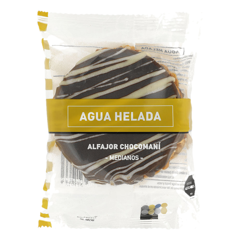 Alfajor Agua Helada Chocolate Mani 90 G