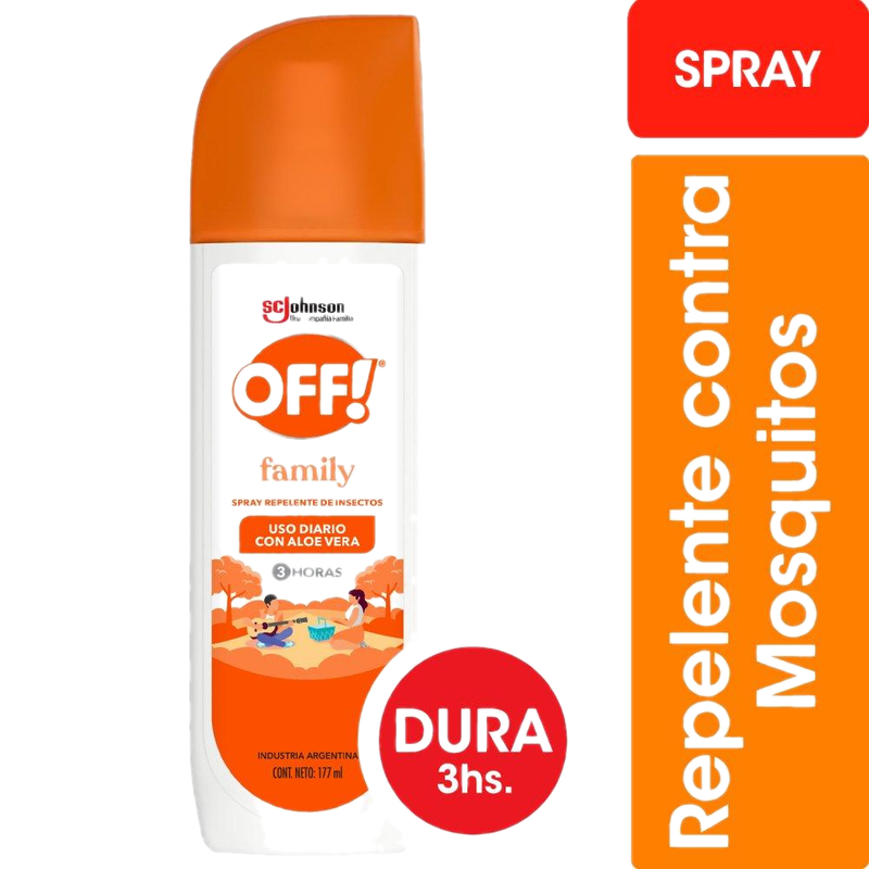 Repelente Para Mosquitos Off Family Spray 177 Ml