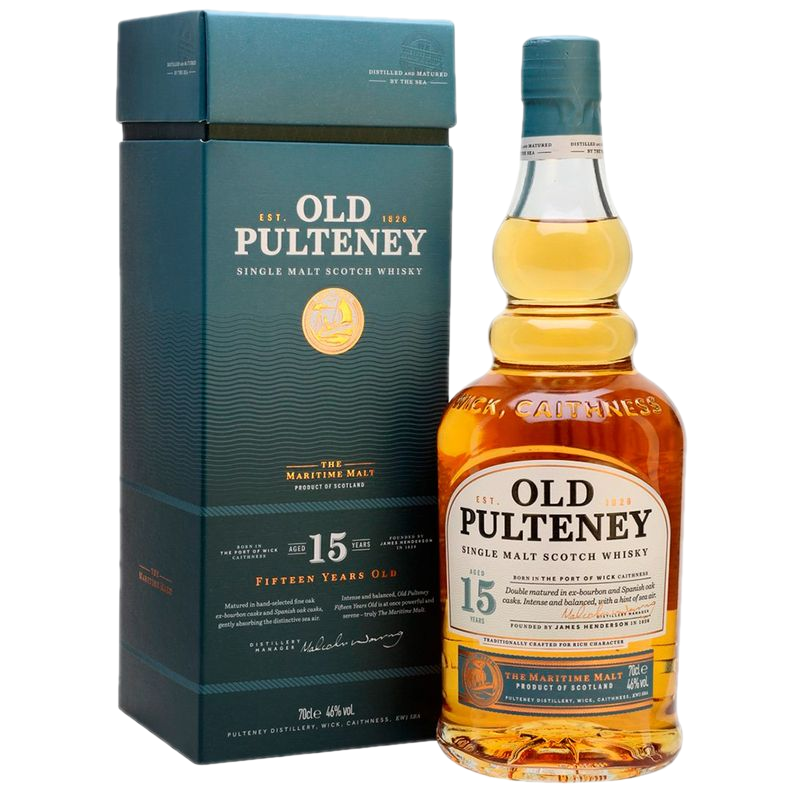 Whisky Escocés Old Pulteney 15 Años 700 Ml
