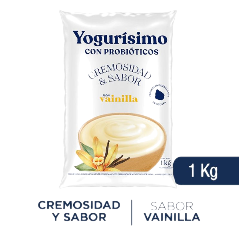 Yogur Yogurísimo Selección Vainilla 1 Kg