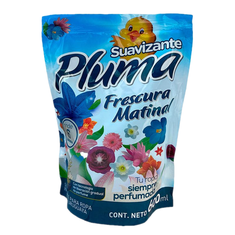 Suavizante Pluma Frescura Matinal 600 Ml