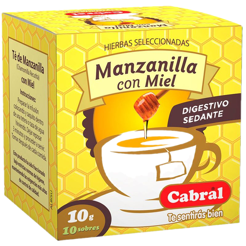 Té Cabral Manzanilla Con Miel
