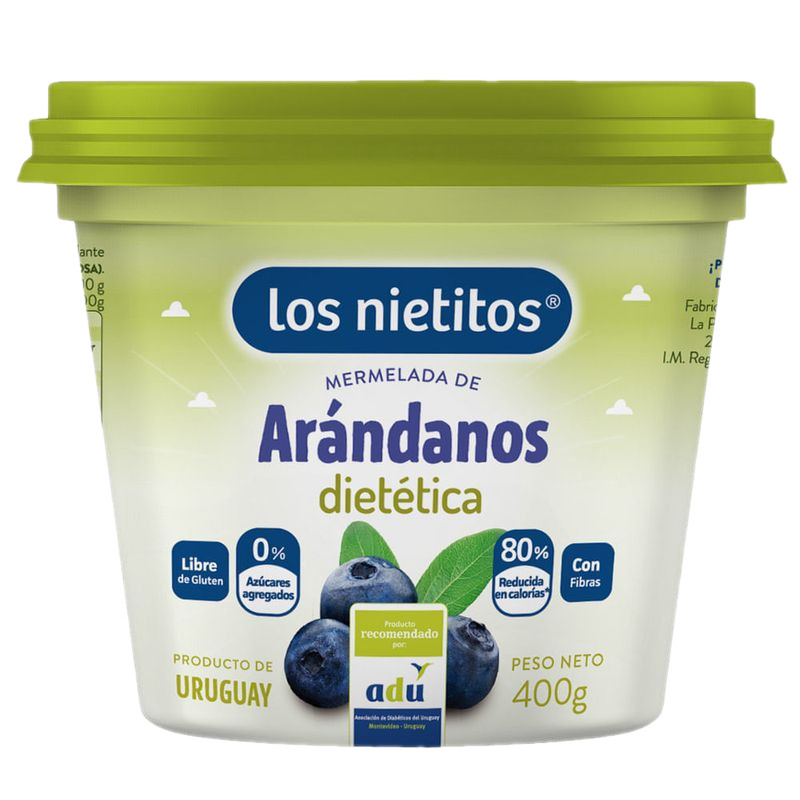 Mermelada Arándanos Los Nietitos 0% Pote 400 G