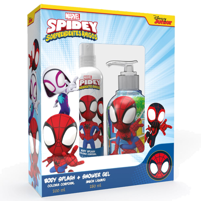Body Splash Disney Spidey 200 Ml + Shower Gel 280 Ml