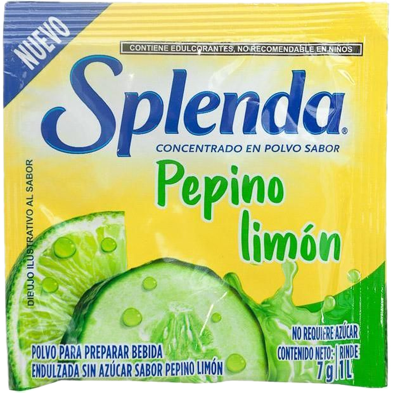 Jugo En Polvo Splenda Pepino Y Limón 7 G