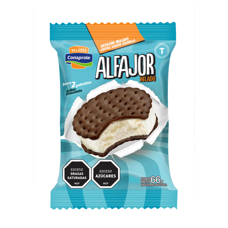 Helado Conaprole Alfajor Vainilla 63 G