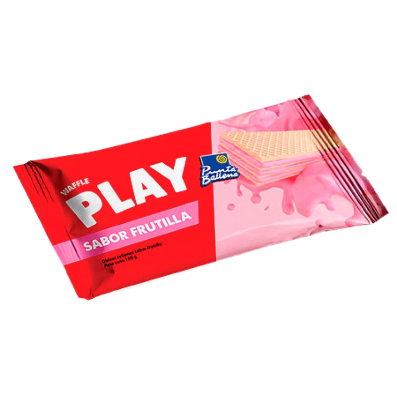 Wafer Play Punta Ballena Frutilla 100 G