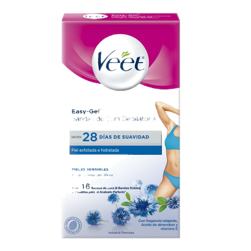 Banda Depilatoria Veet Piel Sensible Axilas