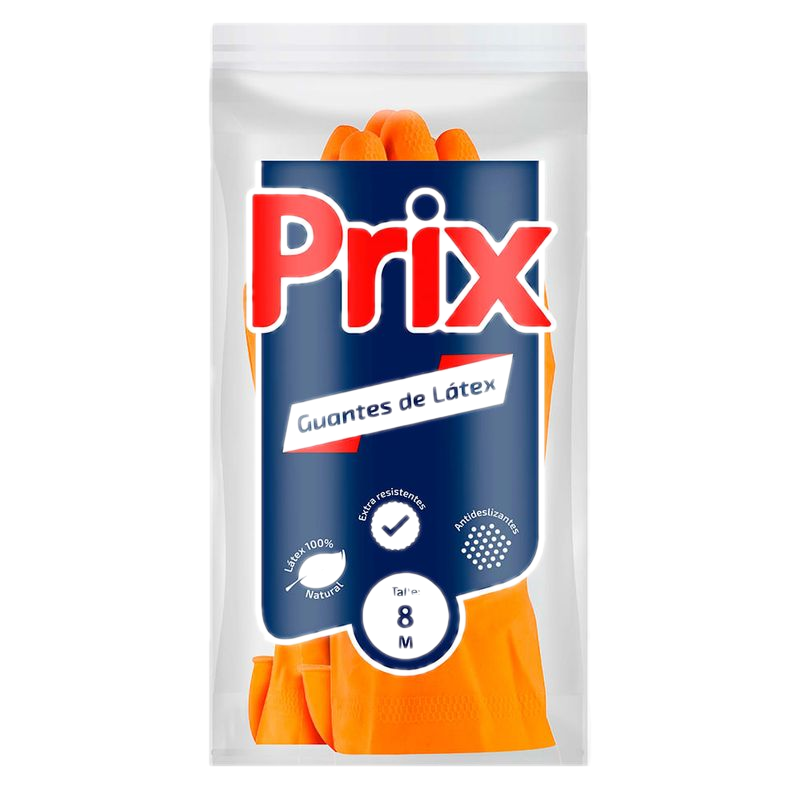 Guantes De Látex Prix Fluo Talle 8