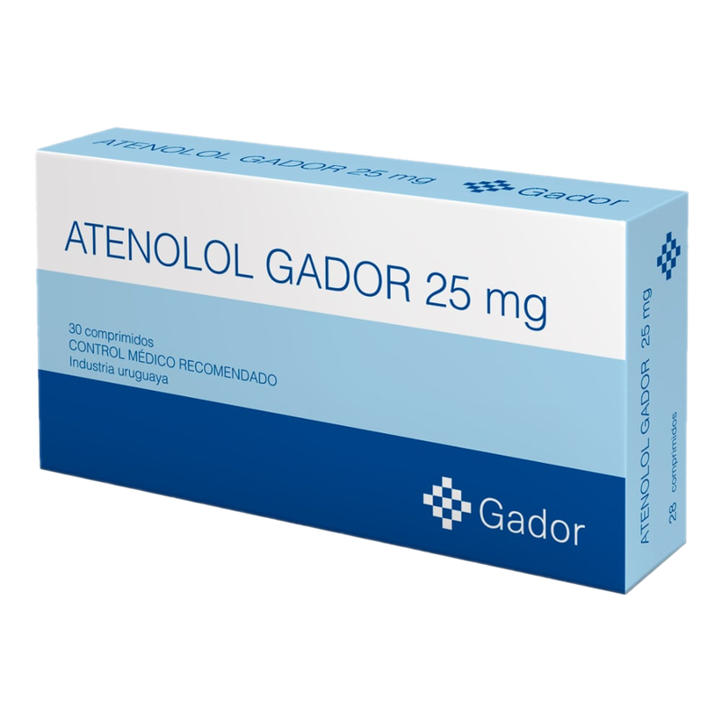 Atenolol Gador 25 Mg 30 Comprimidos