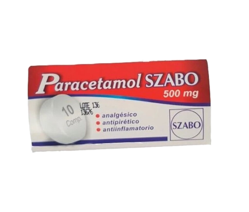 Paracetamol Szabo 500mg 10 Comprimidos