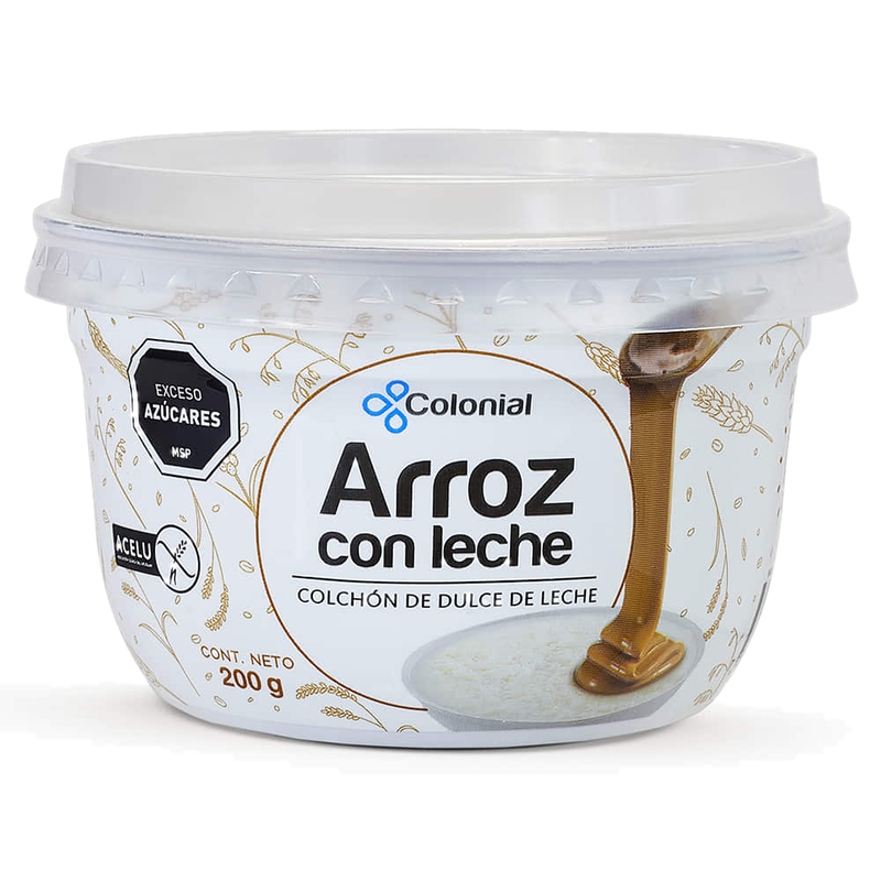 Arroz Con Leche Y Dulce De Leche Colonial 200 G
