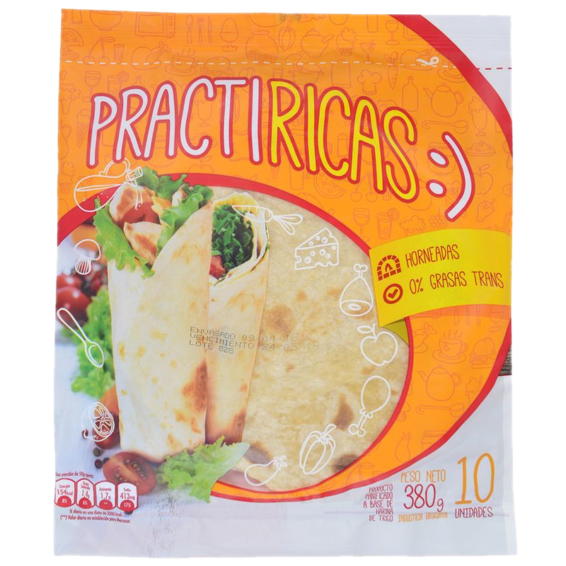 Tortillas Practiricas 380 G