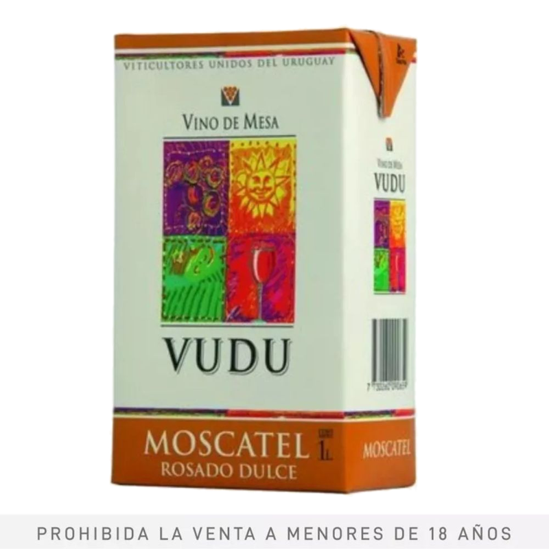 Vino Tetra Vudu Moscatel Dulce 1 L