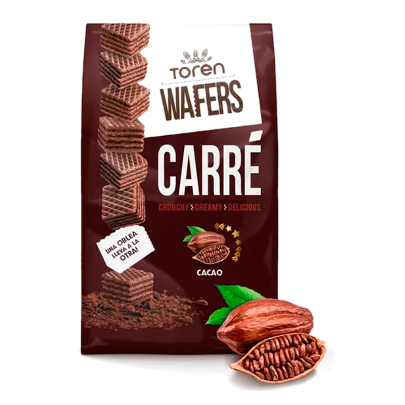 Obleas Toren Carre Cacao 125 G