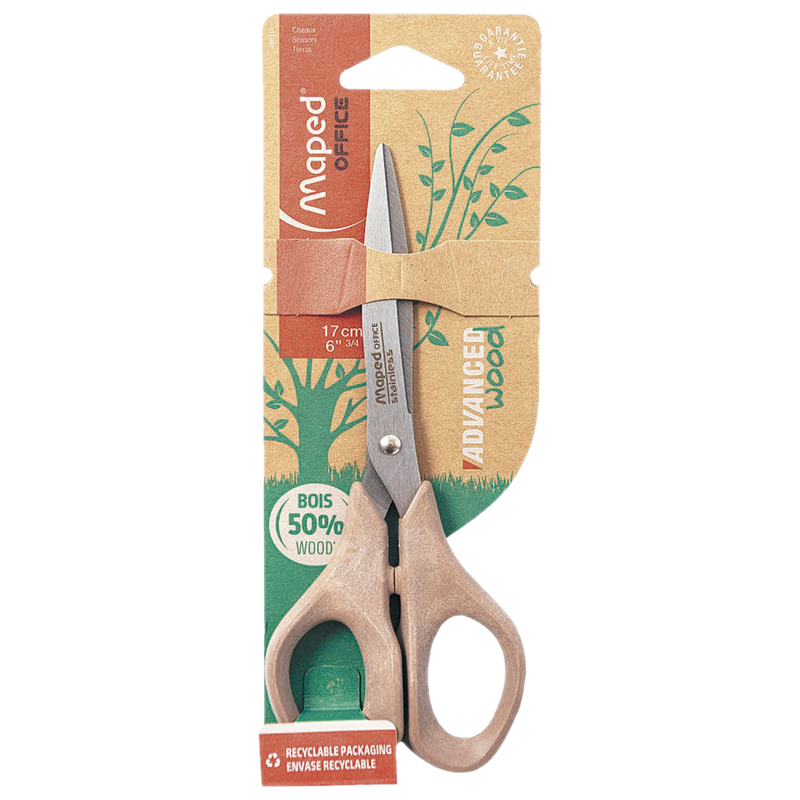 Tijera Maped Advanced Wood 17 Cm