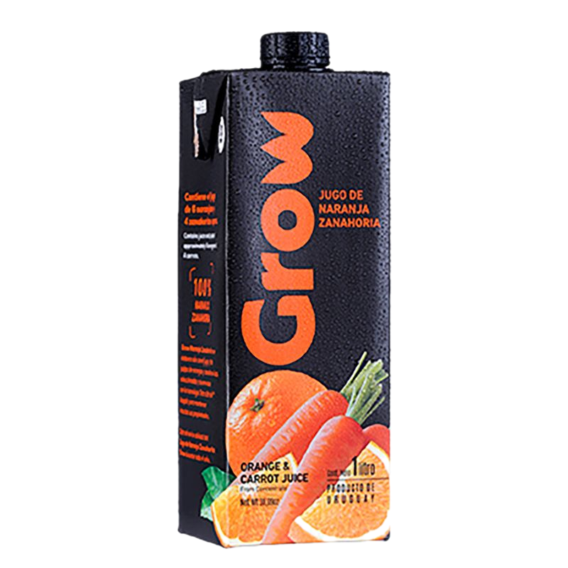 Jugo Grow Naranja Y Zanahoria 1 L